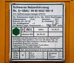 gleisbau/763491/anschriftentafel-spaenetransportwagen-stw-01-mit-schleifeinheit Anschriftentafel Sp�netransportwagen STW 01, mit Schleifeinheit (Rutschersteinschleifen), Schweres Nebenfahrzeug-Nr. D-SBAU 99 80 9 552 100-6.

Abgestellt am 07.07.2019 beim ICE-Bahnhof Montabaur.
