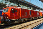 Gerätefahrzeug XTmas 99 85 9177 004-0  von dem Lösch- und Rettungszug (LRZ)  Lausanne  hier am 29.05.2012 im Bahnhof Lausanne.